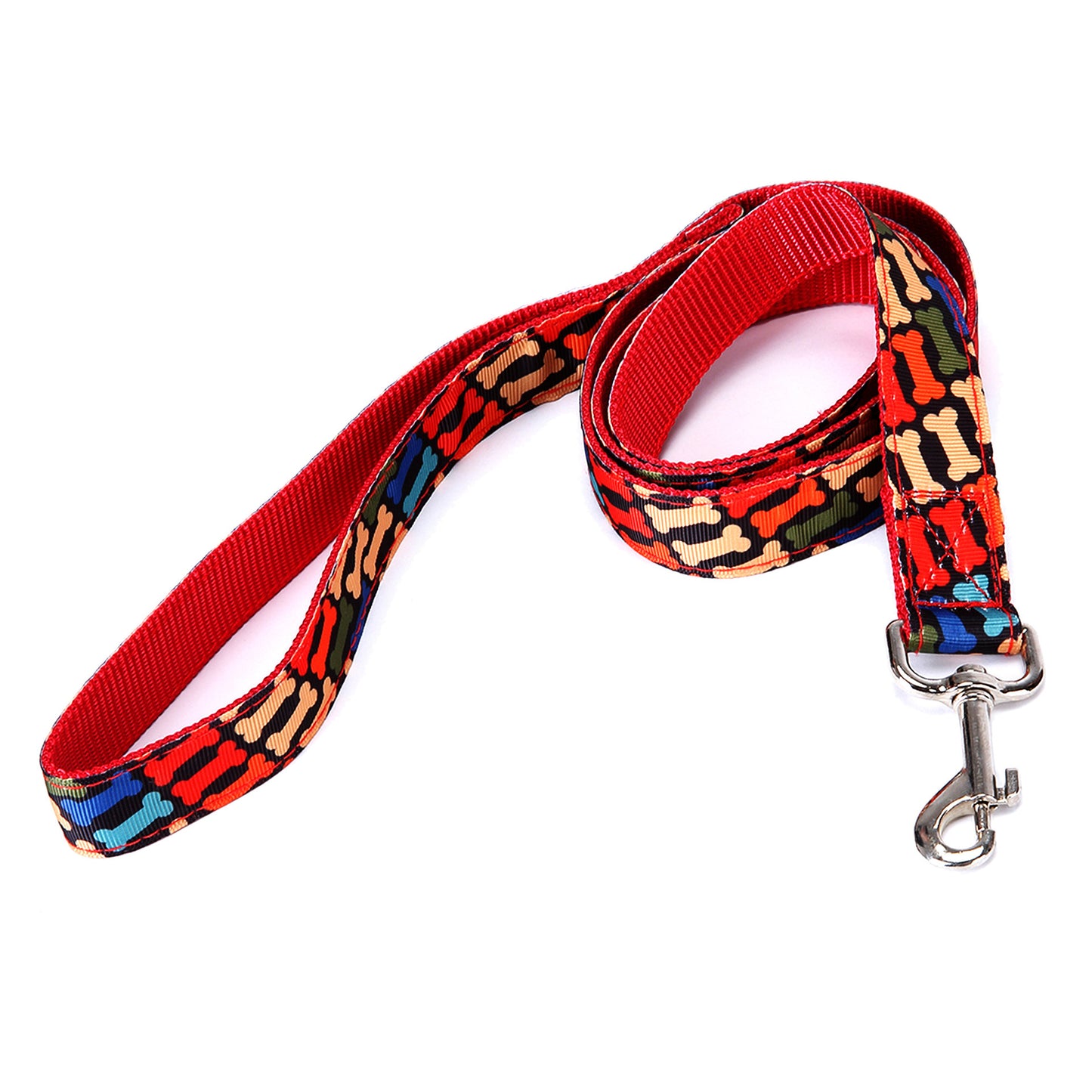 Pet Leash Multicolor Dog Pull Strap Check Stripe Extension Strap Pet Supplies