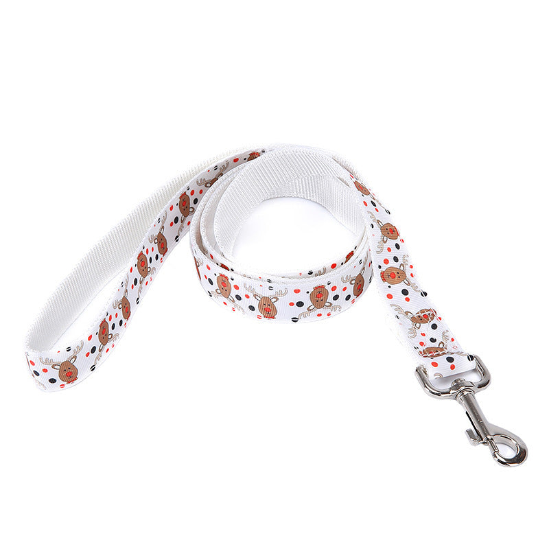 Pet Leash Multicolor Dog Pull Strap Check Stripe Extension Strap Pet Supplies