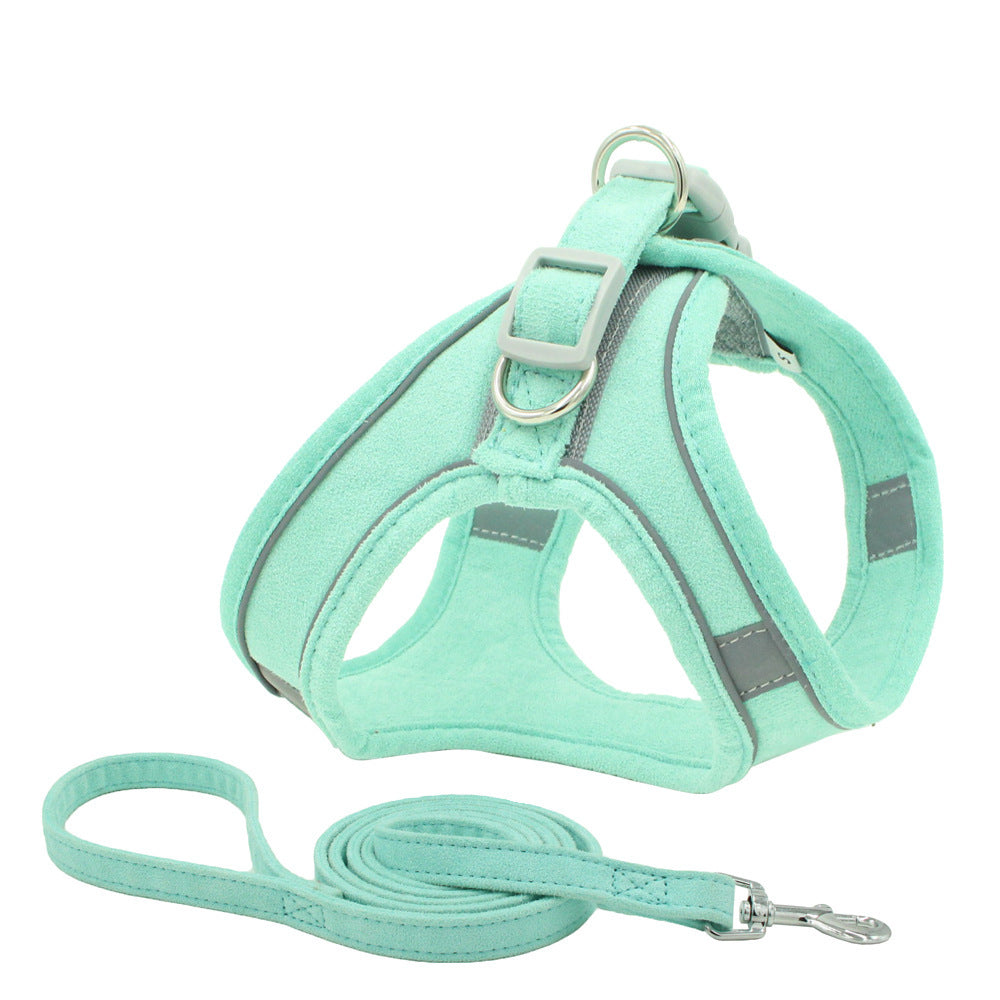 Fashion Fleece Pet Chest Strap Reflective