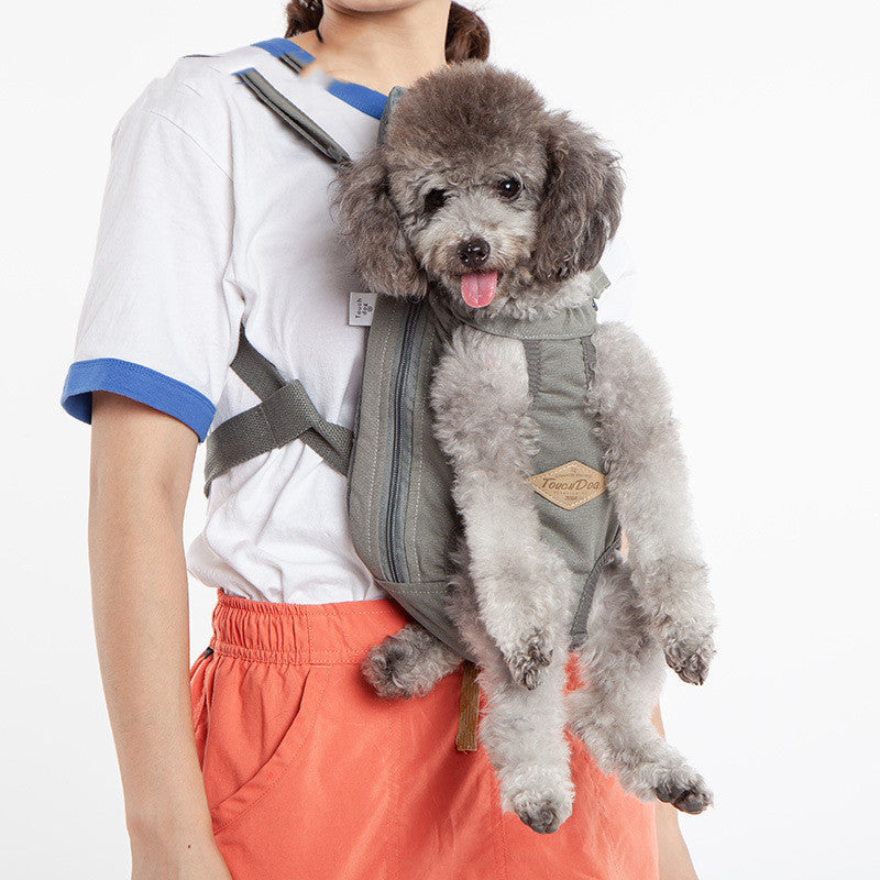 Pet outing carrying strap chest backpack