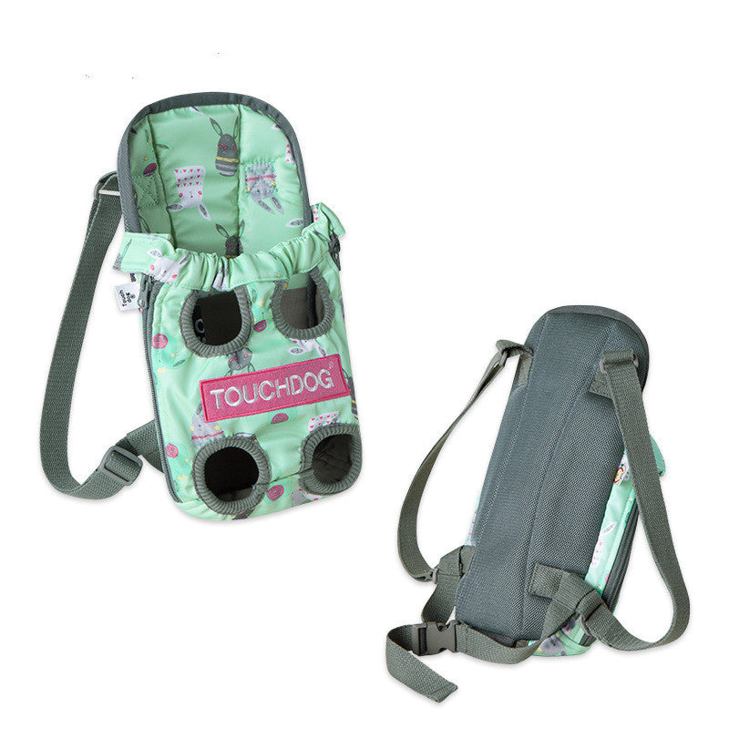 Pet outing carrying strap chest backpack