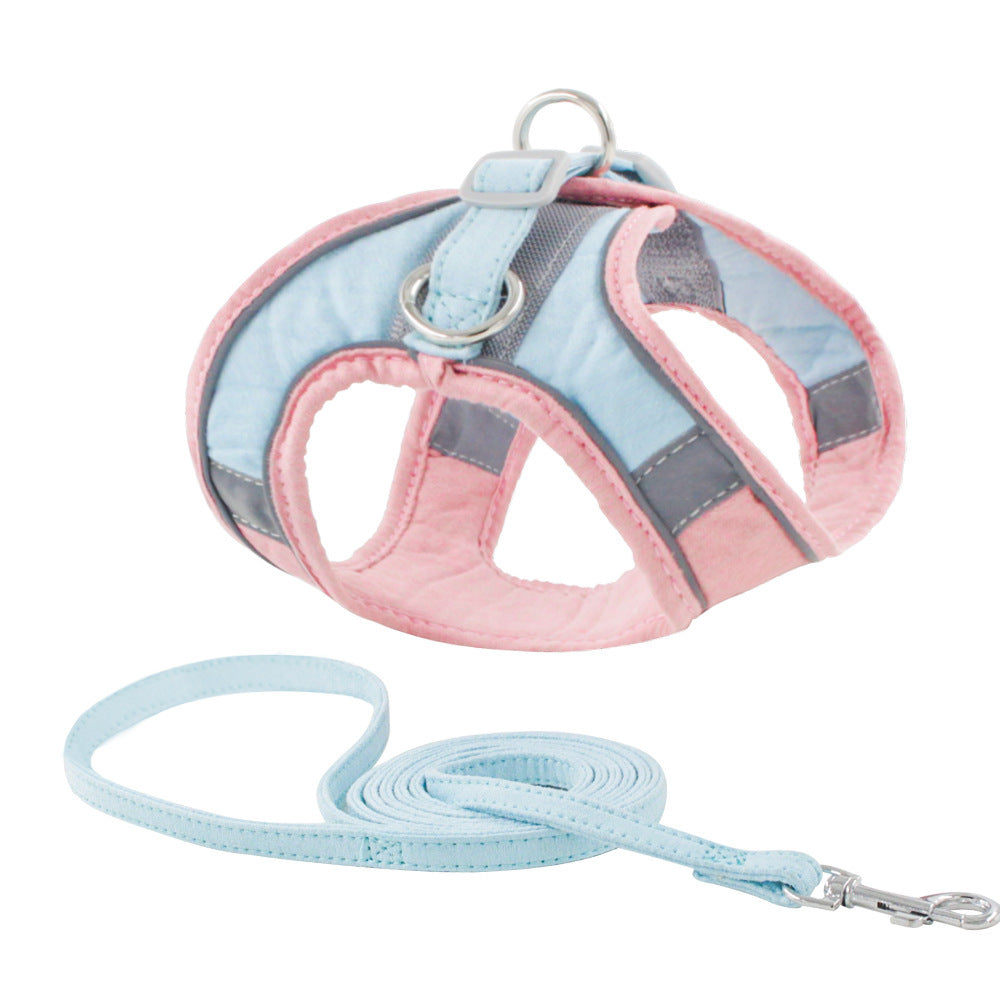 Fashion Fleece Pet Chest Strap Reflective