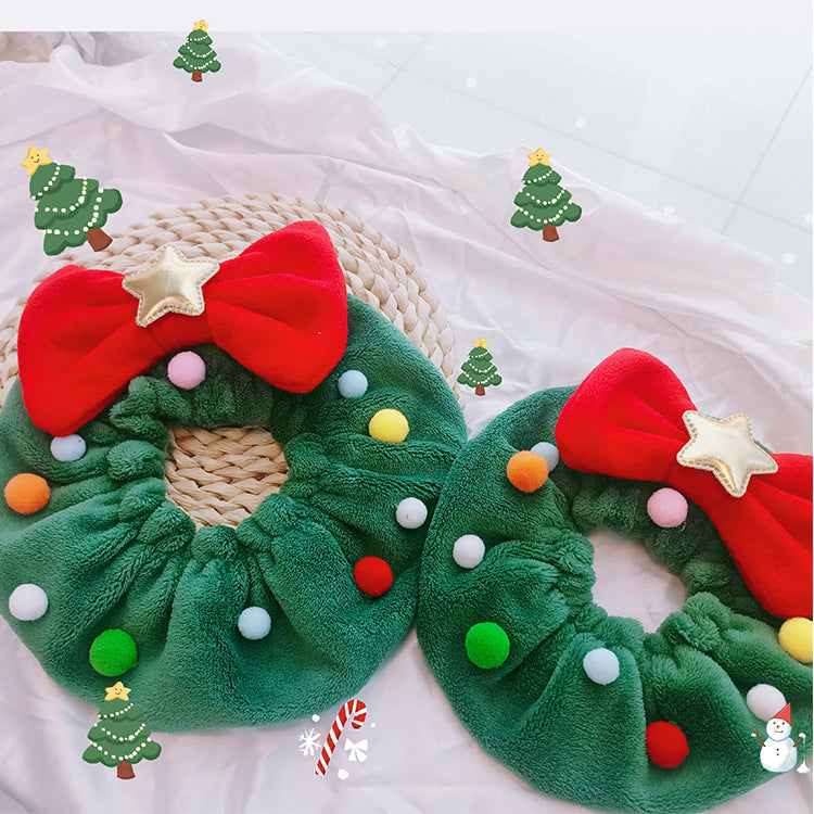 Christmas Pet Bow-knot Collar Friendly To Skin Xmas Pet Scarf WashableParty Pet Dog Neck Strap Scarf Photo Prop Pet Supplies