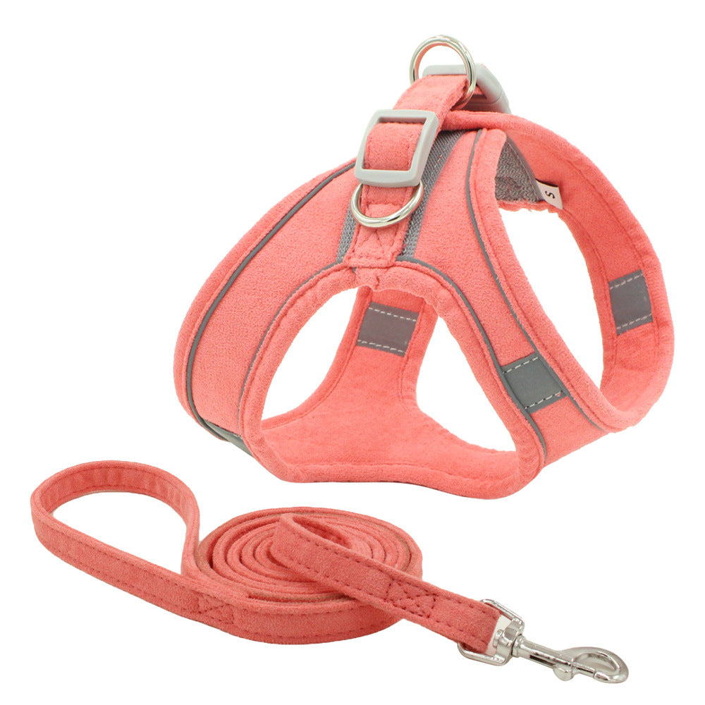 Fashion Fleece Pet Chest Strap Reflective